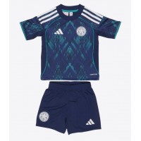 Leicester City Oliver Skipp #22 Fußballbekleidung Auswärtstrikot Kinder 2025-26 Kurzarm (+ kurze hosen)